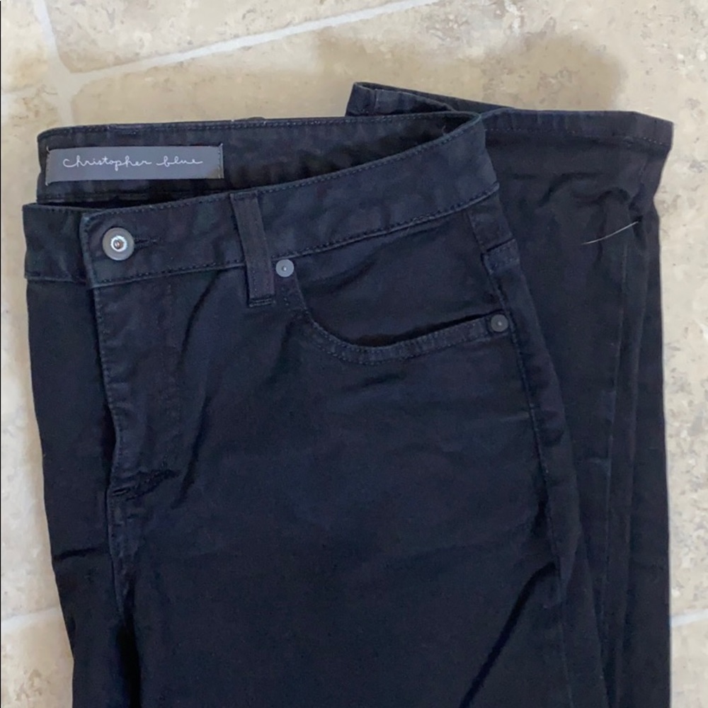 Christopher Blue Black Jeans
